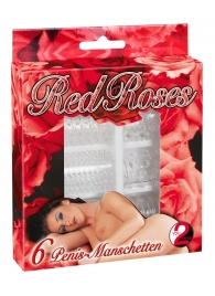 Набор из 6 насадок с шипиками Red Roses - Orion - в Ельце купить с доставкой