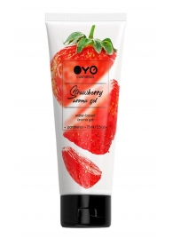 Лубрикант на водной основе OYO Aroma Gel Strawberry с ароматом клубники - 75 мл. - OYO - купить с доставкой в Ельце