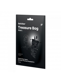 Черный мешочек для хранения игрушек Treasure Bag L - Satisfyer - купить с доставкой в Ельце