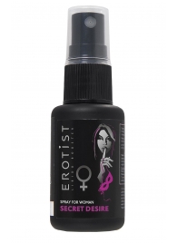 Возбуждающий спрей для женщин Erotist Secret Desire - 30 мл. - Erotist Libido Booster - купить с доставкой в Ельце