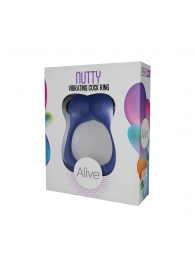 Синее эрекционное виброкольцо Nutty - Adrien Lastic - в Ельце купить с доставкой