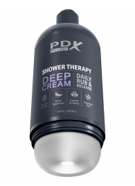 Мастурбатор в бутылке Shower Therapy Deep Cream - Pipedream - в Ельце купить с доставкой