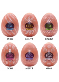 Набор из 6 мастурбаторов-яиц Tenga Egg Variety Pack V - Tenga - в Ельце купить с доставкой