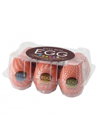 Набор из 6 мастурбаторов-яиц Tenga Egg Variety Pack V - Tenga - в Ельце купить с доставкой