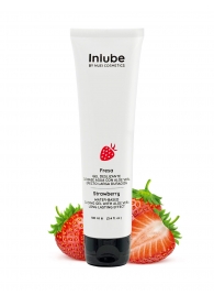 Лубрикант на водной основе Nuei Inlube с алоэ вера и ароматом клубники - 100 мл. - Nuei cosmetics - купить с доставкой в Ельце