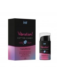 Жидкий вибратор Vibration Cotton Candy с ароматом сахарной ваты - 15 мл. - INTT - купить с доставкой в Ельце