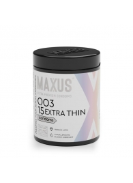 Экстремально тонкие презервативы MAXUS 003 Extra Thin - 15 шт. - Maxus - купить с доставкой в Ельце