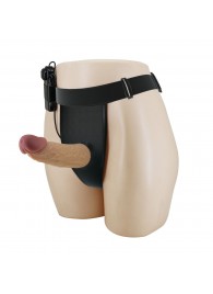 Полый вибрострапон на регулируемых трусиках Draven - 17,5 см. - Baile - купить с доставкой в Ельце