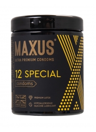 Презервативы с точками и рёбрами MAXUS Special - 12 шт. - Maxus - купить с доставкой в Ельце