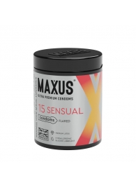Анатомические презервативы MAXUS Sensual - 15 шт. - Maxus - купить с доставкой в Ельце