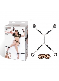 Леопардовая фиксация на матрас для рук и ног Classic Bedspreader - Lux Fetish - купить с доставкой в Ельце