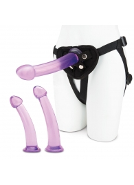 Тренировочный набор с тремя насадками Pegging Training Set - Lux Fetish - купить с доставкой в Ельце