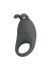 Серое эрекционное кольцо с вибрацией Master Ring - Baile - в Ельце купить с доставкой