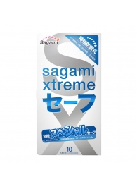 Презервативы Sagami Xtreme Ultrasafe с двойным количеством смазки - 10 шт. - Sagami - купить с доставкой в Ельце