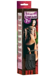 Чёрная веревка для связывания - 700 см. - Orion - купить с доставкой в Ельце