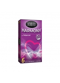 Презервативы с рёбрышками Domino Harmony - 6 шт. - Domino - купить с доставкой в Ельце