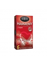 Гладкие презервативы Domino Harmony - 6 шт. - Domino - купить с доставкой в Ельце