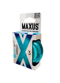 Презервативы Maxus G spot с двойной спиралью - 3 шт. - Maxus - купить с доставкой в Ельце
