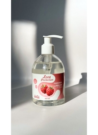Лубрикант на водной основе Love Protection Raspberry с ароматом малины - 300 мл. - Lola Games - купить с доставкой в Ельце