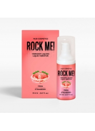 Жидкий вибратор Nuei Rock Me! с ароматом клубники - 20 мл. - Nuei cosmetics - купить с доставкой в Ельце