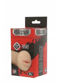 Нежный мастурбатор-ротик REALSTUFF 5INCH MASTURBATOR BJ - Dream Toys - в Ельце купить с доставкой