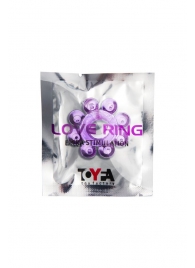 Мягкая фиолетовая гелевая насадка - Toyfa Basic - в Ельце купить с доставкой