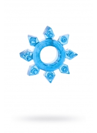 Голубая гелевая насадка-звезда - Toyfa Basic - в Ельце купить с доставкой