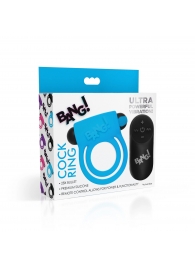 Голубое эрекционное виброкольцо 28X Remote Control Vibrating Cock Ring   Bullet - XR Brands - в Ельце купить с доставкой