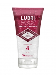 Интимный гель-смазка на водной основе Lubrimax Magic Cherry - 75 мл. - ИнтелБИО - купить с доставкой в Ельце