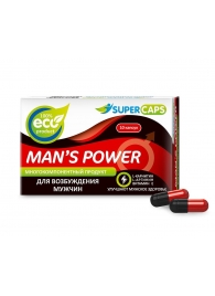 Возбуждающее средство Man’s power - 10 капсул (+1 в подарок) - SuperCaps - купить с доставкой в Ельце