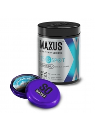 Гладкие презервативы Maxus G spot с двойной спиралью - 15 шт. - Maxus - купить с доставкой в Ельце
