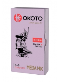 Презервативы OKOTO Mega Mix - 12 шт. - Sitabella - купить с доставкой в Ельце
