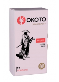 Тонкие презервативы OKOTO Ultra Thin - 12 шт. - Sitabella - купить с доставкой в Ельце