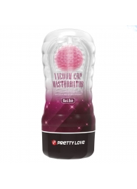 Прозрачный текстурированный мастурбатор Vacuum Cup Masturbator Black Hole - Baile - в Ельце купить с доставкой