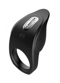 Черное эрекционное виброкольцо Vibro Lust Ring - MALESATION - в Ельце купить с доставкой