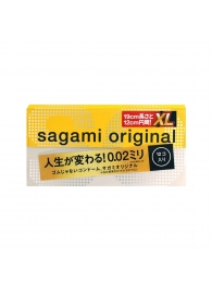 Презервативы увеличенного размера Sagami Original 0.02 XL-size - 12 шт. - Sagami - купить с доставкой в Ельце