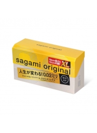 Презервативы увеличенного размера Sagami Original 0.02 XL-size - 12 шт. - Sagami - купить с доставкой в Ельце