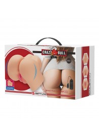 Телесный мастурбатор-полуторс Hailey с вибрацией - Baile - в Ельце купить с доставкой