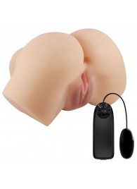 Телесный мастурбатор-полуторс Hailey с вибрацией - Baile - в Ельце купить с доставкой