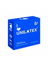 Классические презервативы Unilatex Natural Plain - 3 шт. - Unilatex - купить с доставкой в Ельце