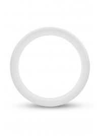 Белое люминесцентное эрекционное кольцо Silicone Glo Cock Ring - Blush Novelties - в Ельце купить с доставкой