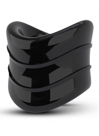 Черное эрекционное кольцо на мошонку Beef Ball Stretcher Snug X Long - Blush Novelties - в Ельце купить с доставкой