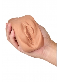 Маструбатор-вагина с вибрацией Soft   Wet Renata Realistic Tan Masturbator - Blush Novelties - в Ельце купить с доставкой