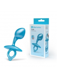 Голубая анальная пробка для массажа простаты Bulb Silicone Prostate Plug - 10,7 см. - b-Vibe - в Ельце купить с доставкой