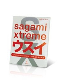 Ультратонкий презерватив Sagami Xtreme SUPERTHIN - 1 шт. - Sagami - купить с доставкой в Ельце