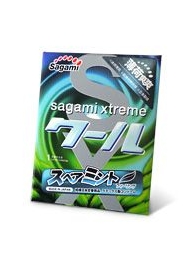 Презерватив Sagami Xtreme Mint с ароматом мяты - 1 шт. - Sagami - купить с доставкой в Ельце