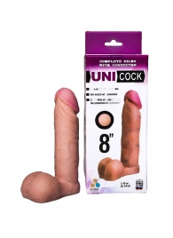 Фаллическая насадка для страпона UNICOCK 8  - 20 см. - LOVETOY (А-Полимер) - купить с доставкой в Ельце