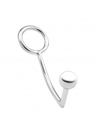 Кольцо на пенис с анальным стимулятором Stainless Steel Anal Hook   Cock Ring - BlueLine - в Ельце купить с доставкой