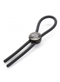 Тёмно-серое эрекционное кольцо с зажимом Again and Again Adjustable Cock Ring - Fifty Shades of Grey - в Ельце купить с доставкой