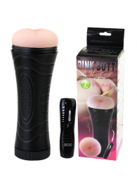 Мастурбатор-анус в колбе с 7 уровнями вибрации и выносным пультом - Baile - в Ельце купить с доставкой